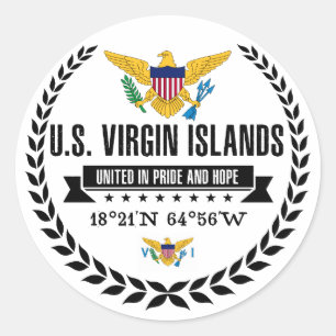 Adesivo U.S. Virgin Islands