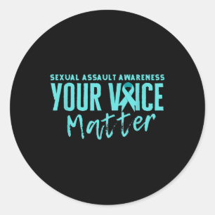 Adesivo Ual Ault Awarness 2025 Teal Ribbon Your Voice S