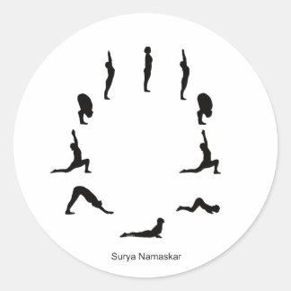 Adesivo Über Aufkleber – Surya Namaskara