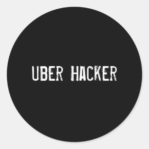 Adesivo Uber Hacker