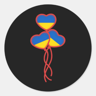 Adesivo Ucrânia Apoio à Bandeira da Ucrânia Liberdade Soli