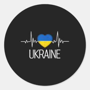 Adesivo Ucrânia Bandeira Ucraniana Zelensky Tryzub Em Mili