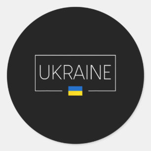 Adesivo Ucrânia Bandeira Ucraniana Zelensky Tryzub Em Mili