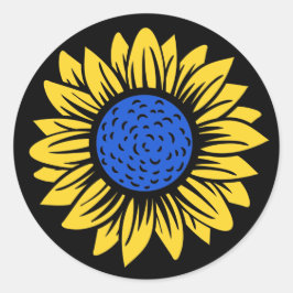 Adesivo Ucrânia Sunflower Ucraniano Solidariedade