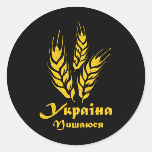 Adesivo Ucrânia Ucraniano Kiev Trysub Bandeira 2