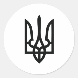 Adesivo Ucraniano Tryzub