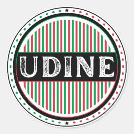 Adesivo Udine City Pride Emblem – Italian Identity