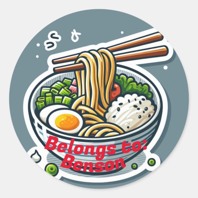 Adesivo Udó, Nome da Criança, Volta à escola (Frente)