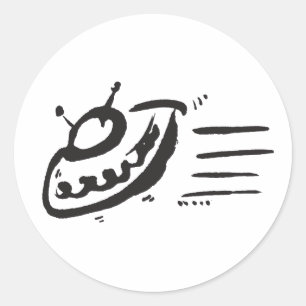 Adesivo UFO - Pires de vôo - nave espacial