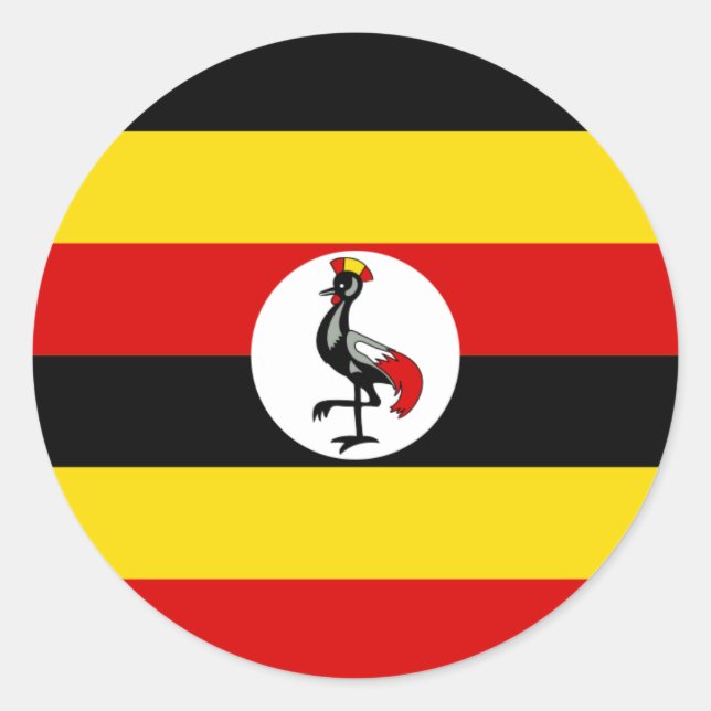 Adesivo Uganda Flag, Flag of Uganda (Frente)