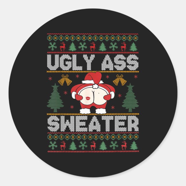 Adesivo Ugly Sweater Christmas  (Frente)