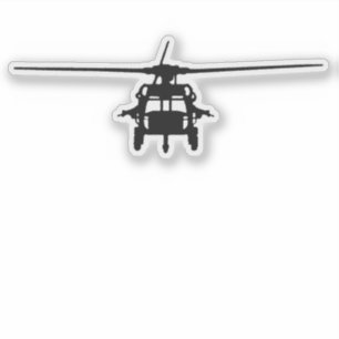 Adesivo UH-60 Autocolante de visão frontal Blackhawk