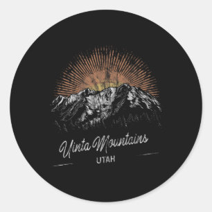 Adesivo Uinta Montanhas Utah Caminhando Ao Ar Exterior Vin