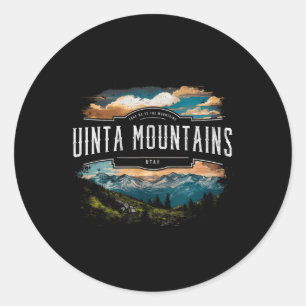 Adesivo Uinta Montanhas Utah Caminhando Ao Ar Exterior Vin