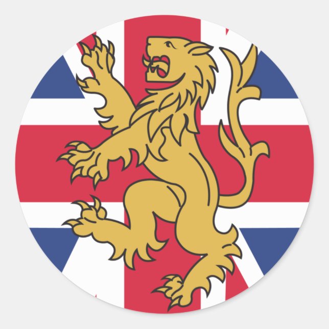 Adesivo UK Flag Lion (Frente)