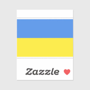 Adesivo Ukraune - Paz - Bandeira Ucraniana - Liberdade  