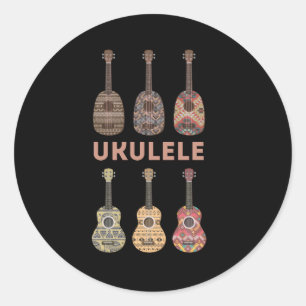 Adesivo Ukulele do Havaí: Instrumentos Musicais