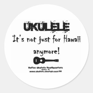 Adesivo Ukulele: Não é apenas para Havaí anymore!