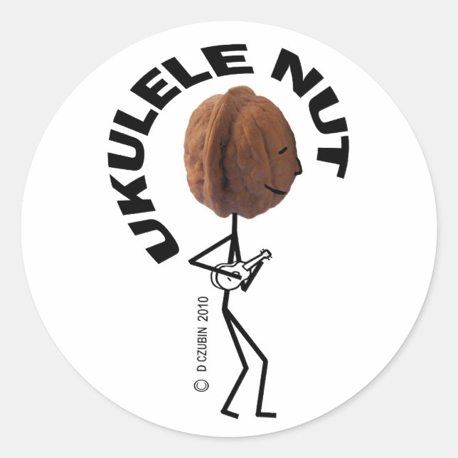 Adesivo Ukulele Nut (Frente)