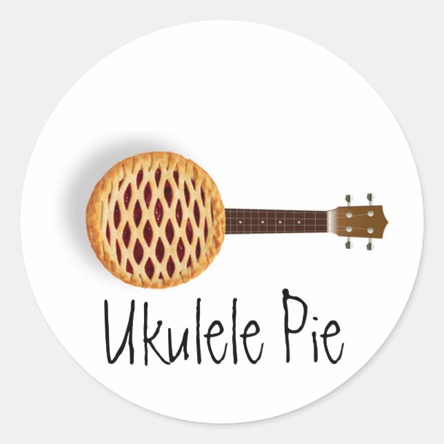 Adesivo Ukulele Pie Stickers (Frente)