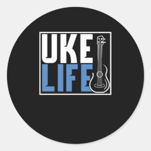 Adesivo Ukulele Uke Guitar Música Guitarrista Presente Acú