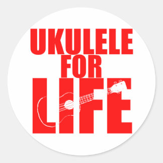 Adesivo Ukulele Vermelho