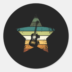 Adesivo Ukulele Vintage