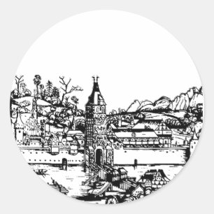 Adesivo Ulm cidade em Baden-Württemberg na Alemanha