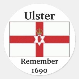 Adesivo Ulster Flag, Ulster, Lembre1690