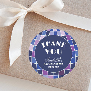 Adesivo Última Bachelorette de Disco do Groovy 70s Retroat