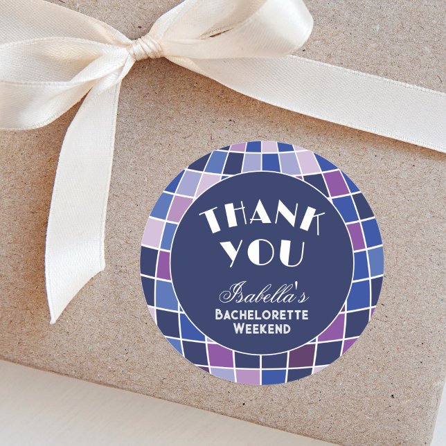 Adesivo Última Bachelorette de Disco do Groovy 70s Retroat (Criador carregado)