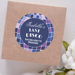 Adesivo Última Festa de solteira de Descoco do Groovy 70s