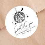 Adesivo Última Festa de solteira de Disco da Silver Disco<br><div class="desc">Estes são os adesivos Silver Disco Ball Última Festa de solteira Disco Favoritos!</div>