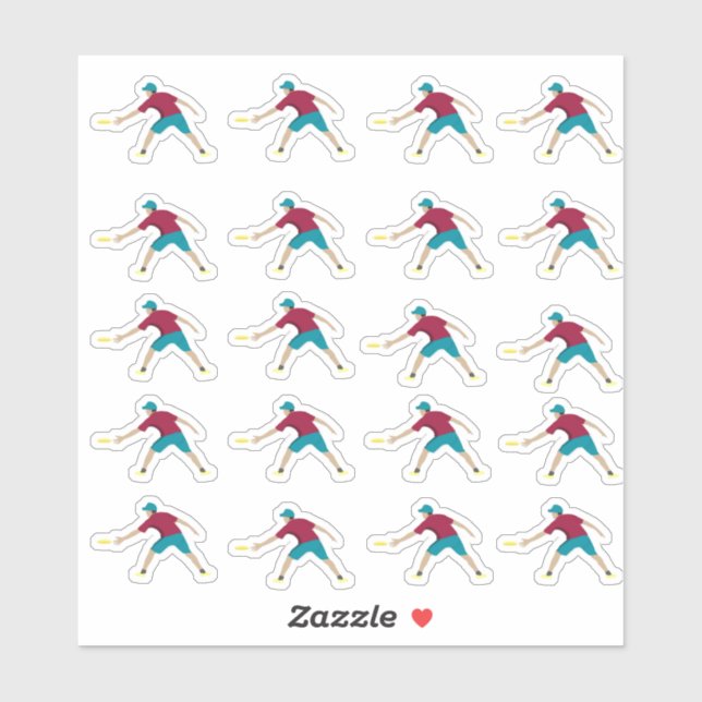 Adesivo Ultimate Frisbee (Folha)