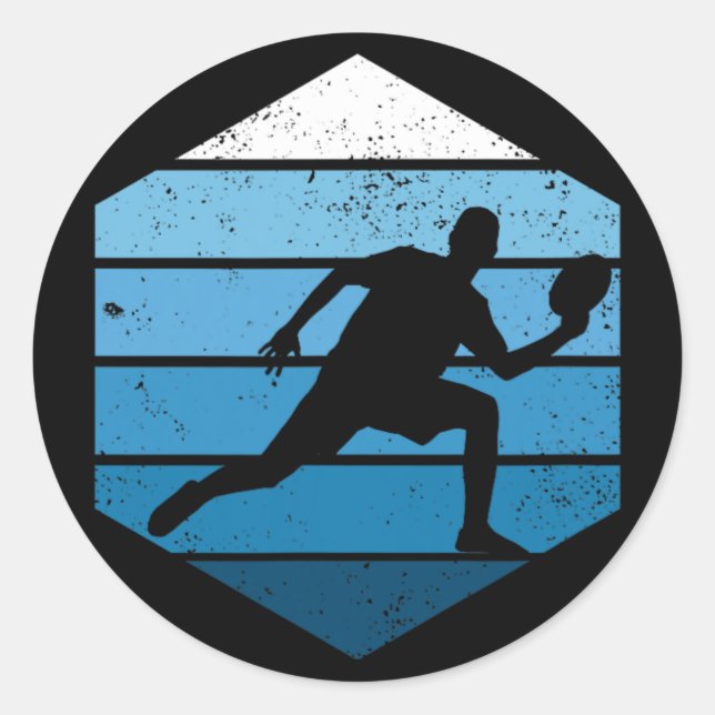 Adesivo Ultimate Frisbee Retro Disc Golf  (Frente)