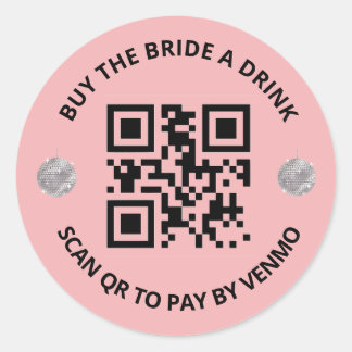 Adesivo Último Bachelorette de Disco QR/Vêntor Sticker