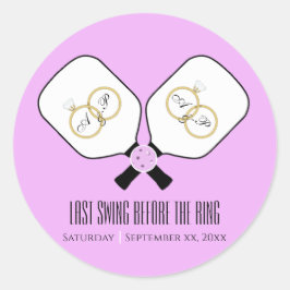 Adesivo Último Balanço Antes do Jogo Pickleball