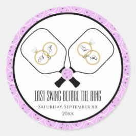 Adesivo Último Balanço Antes do Jogo Pickleball