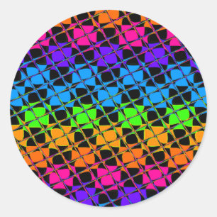Adesivo Último design reflexivo alegre colorido e moderno