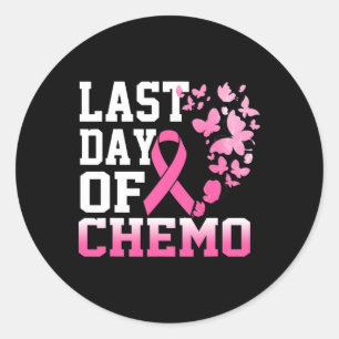 Adesivo Último Dia De Conhecimento Do Cancer De Quimio Ros