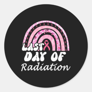 Adesivo Último Dia De Radiação Sobrevivente Do Câncer Da M