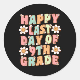 Adesivo Último Dia do Grau 9, Grau Gráfico De Grãos
