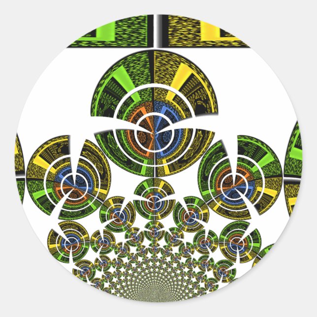 Adesivo Último padrão cultural africano Maasai Tribal (Frente)