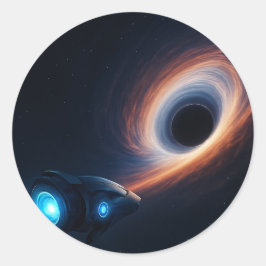Adesivo Último voo da Voyager - para o buraco negro
