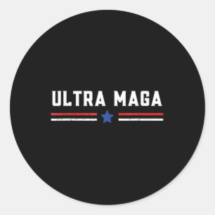 Adesivo Ultra MAGA E Orgulhoso De Seu Anti-Biden