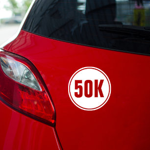 Adesivo Ultra Maratona Aberta para 50k Corredores