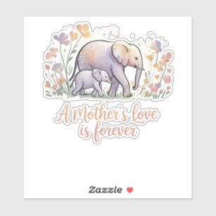Adesivo Um Amor Mães É Para Sempre Pastel Dia de as mães