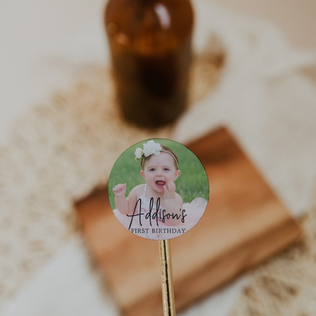 Adesivo UM Aniversário (Criador carregado)