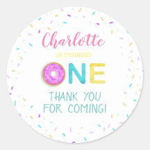 Um aniversário de donut