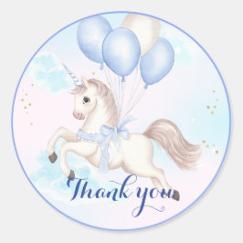 Adesivo Um aniversário mágico com um Unicórnio